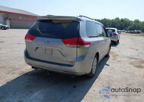 2011 Toyota Sienna Xle из США, поврежденный, VIN 5TDDK3DC8BS019297